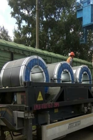 Транспортировка рулонного металла